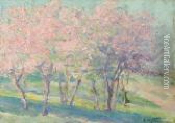 The Orchard Oil Painting - Edward Henry Potthast