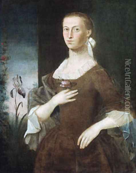 Mrs Samuel Gardiner 1763 Oil Painting - William Johnston