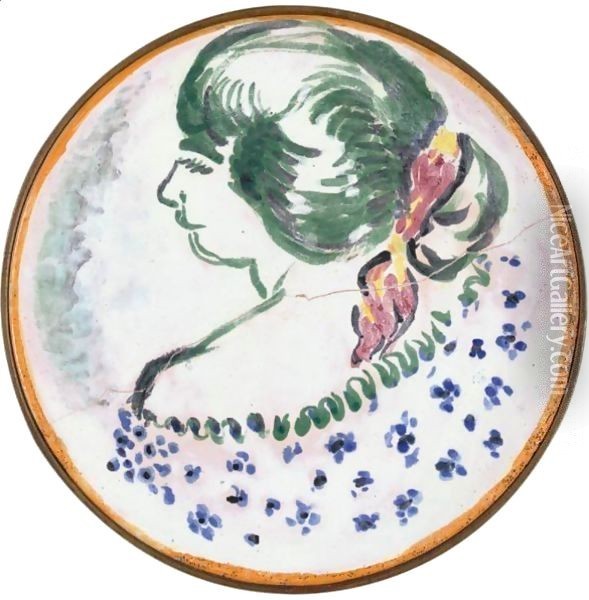 Tete De Femme Oil Painting - Henri Matisse