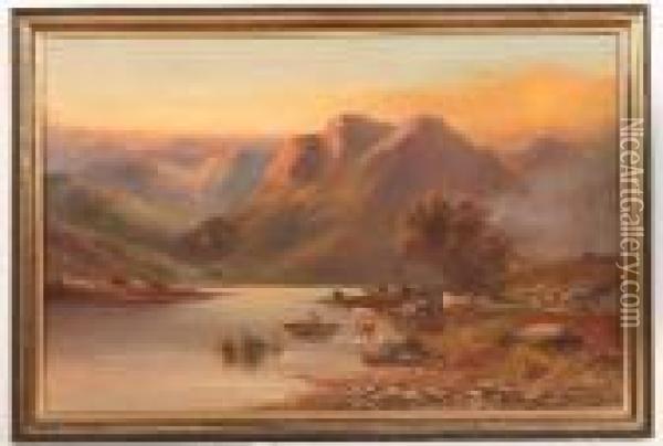 Schottischerlandschafts- Und Genremaler Oil Painting - Gustave de Breanski