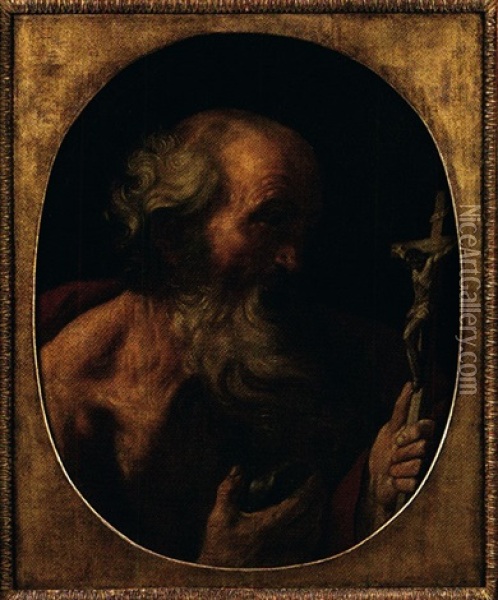 Saint Jerome Oil Painting - Simone Cantarini