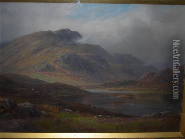 Lochachray,perthshire Oil On Canvas Signed Lower Left 54cm X80cm Oil Painting - Joseph Mallord William Turner