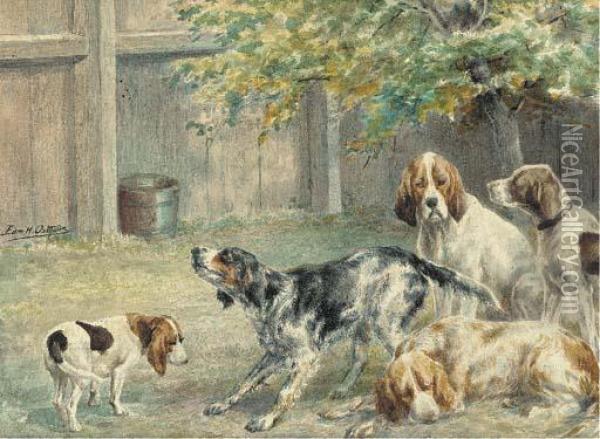 Best Of Friends Oil Painting - Edmund Henry Osthaus