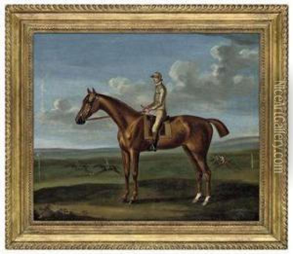 Dolly With Jockey Up Oil Painting - J. Francis Sartorius