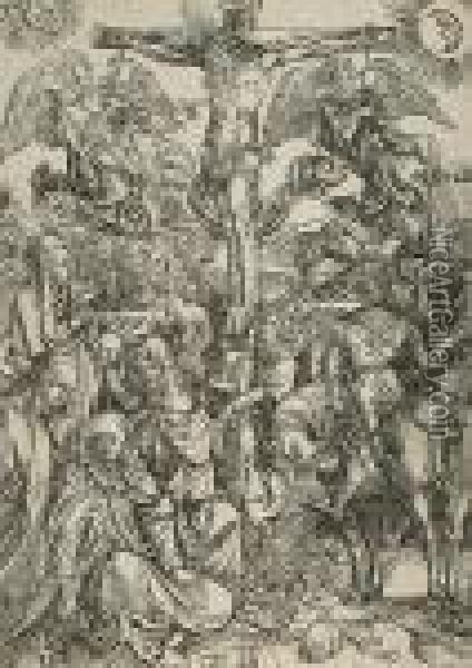 The Crucifixion. Oil Painting - Albrecht Durer