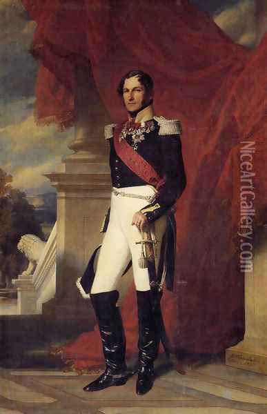 Leopold I, King of the Belgians Oil Painting - Franz Xavier Winterhalter