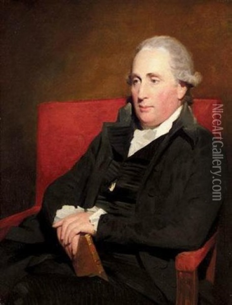 Portrait Of Adam Rolland Of Gask Oil Painting - Sir Henry Raeburn