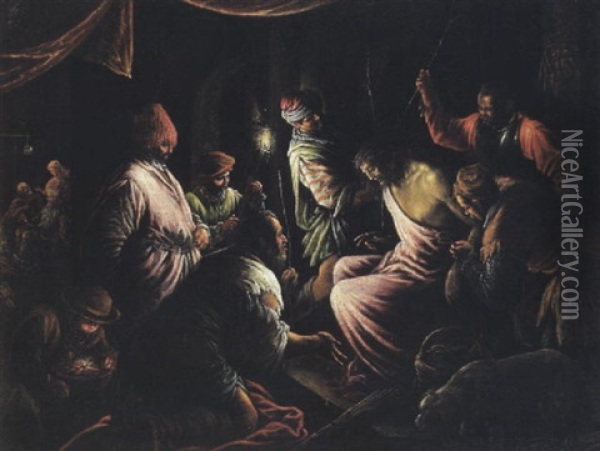 Cristo Deriso Oil Painting - Francesco da Ponte Bassano