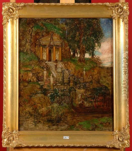 La Vestale Du Temple Oil Painting - Alexander Frenz