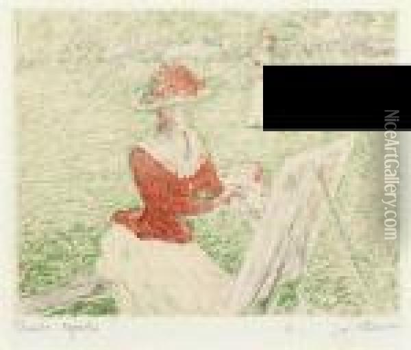 Blanche Hoschede Oil Painting - Claude Oscar Monet