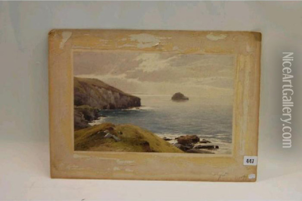 West Country Coastal Scene Oil Painting - Thomas, Tom Rowden