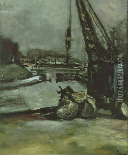 La Sabliere Oil Painting - Adolphe Peterelle