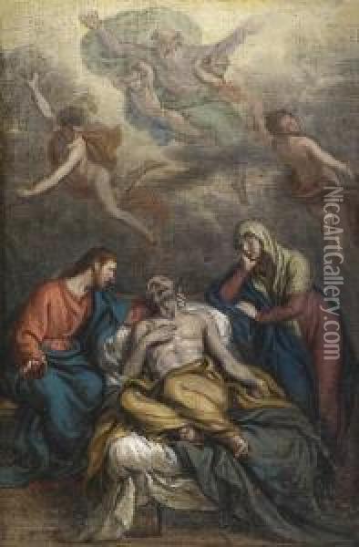 The Death Of Saint Joseph Oil Painting - Francesco Podesti