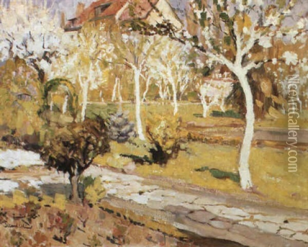 Jardin Oil Painting - Fernand Allard L'Olivier