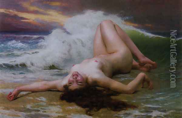 The Wave I Oil Painting - Guillaume Seignac