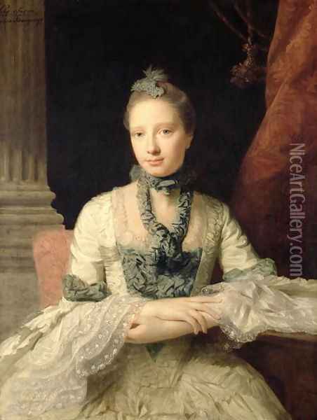 Lady Susan Fox-Strangways, 1761 Oil Painting - Allan Ramsay