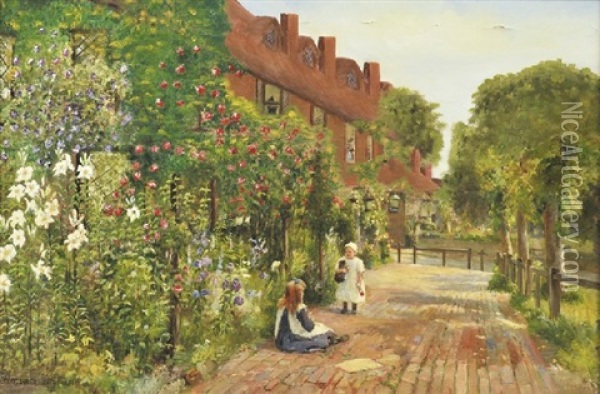 Groombridge, Kent Oil Painting - Florence Fitzgerald