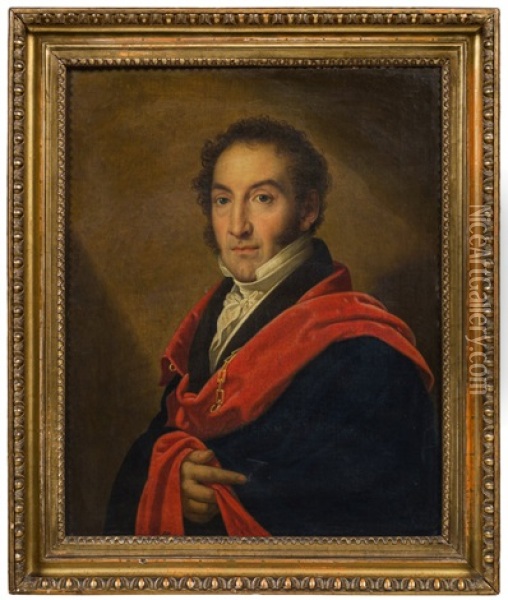 Portrat Ignaz Klang-egger Oil Painting - Johann Baptist Lampi the Younger