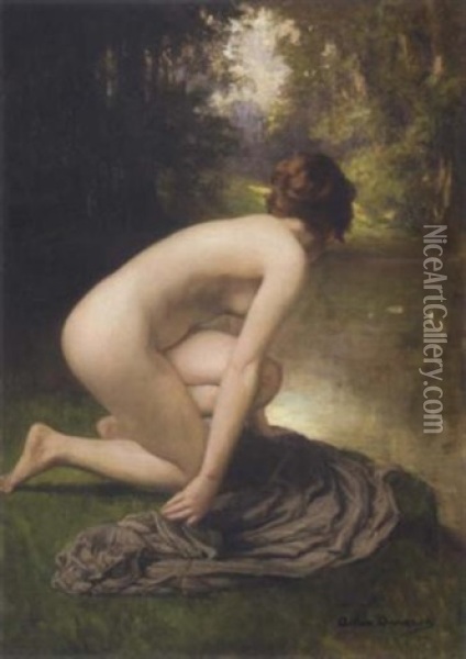The Bather Oil Painting - Allan Douglas Davidson