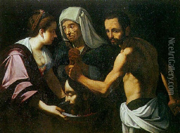 Decollation De Saint Jean-baptiste Oil Painting -  Caravaggio