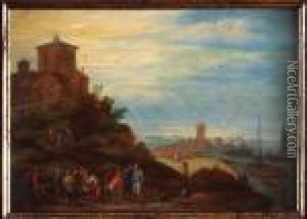 Pescadores. Oil Painting - Jan The Elder Brueghel