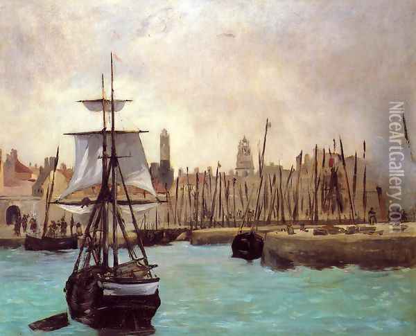 The Port of Calais Oil Painting - Edouard Manet