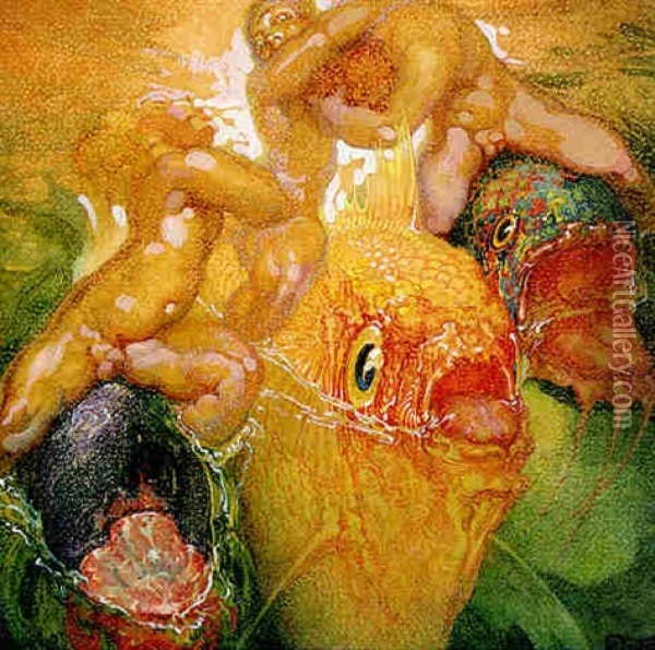 Amanecer Del Atlantico Oil Painting -  Nestor (Nestor Martin de La Torre)