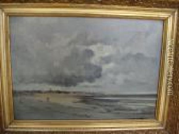 Bord De Mer Vers Carteret Oil Painting - Mary Renard