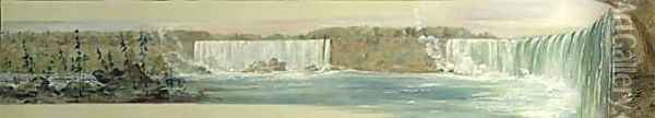Niagara Falls 1827 1828 Oil Painting - George Catlin