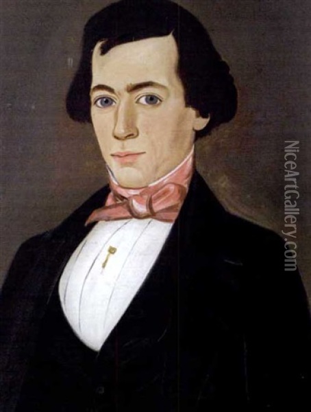 Portrait Of A Man Oil Painting - William Matthew Prior