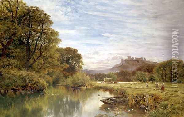 View of Windsor Castle Oil Painting - George Vicat Cole