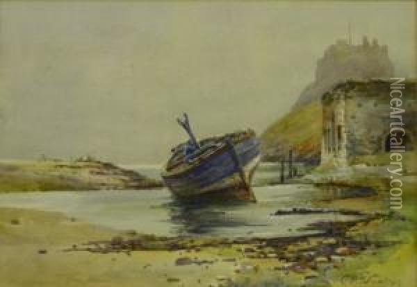 Holy Island Oil Painting - Charles Edward Wanless