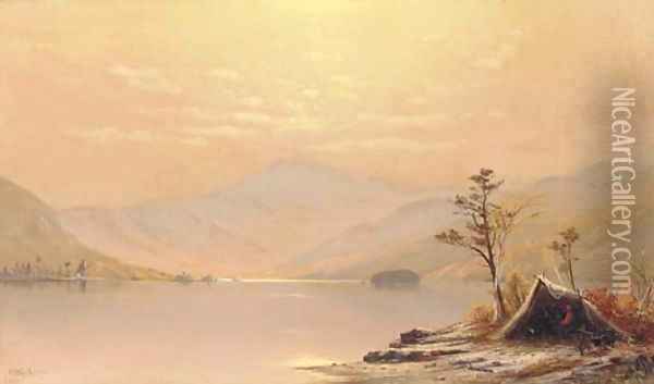 Lake George Oil Painting - Charles Henry Gifford