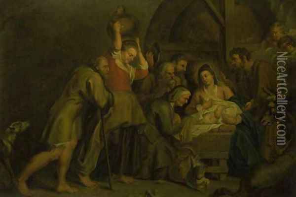 The Adoration of the Shepherds 3 Oil Painting - Sir Peter Paul Rubens