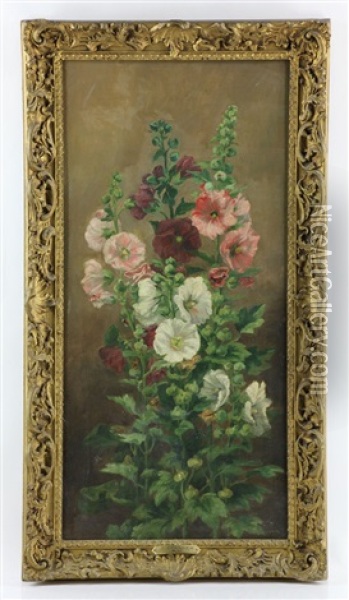 Floral Still Life Oil Painting - Thomas F. Collier