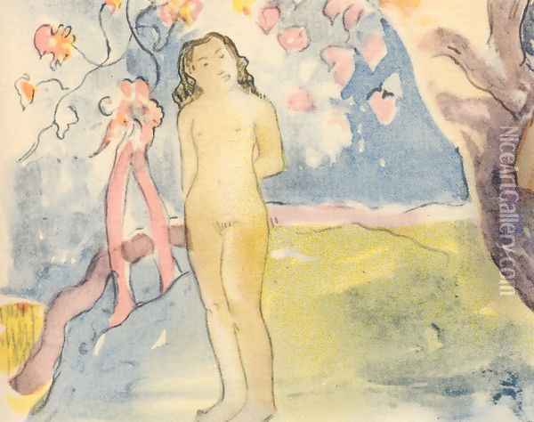 Watercolor 06 Oil Painting - Paul Gauguin