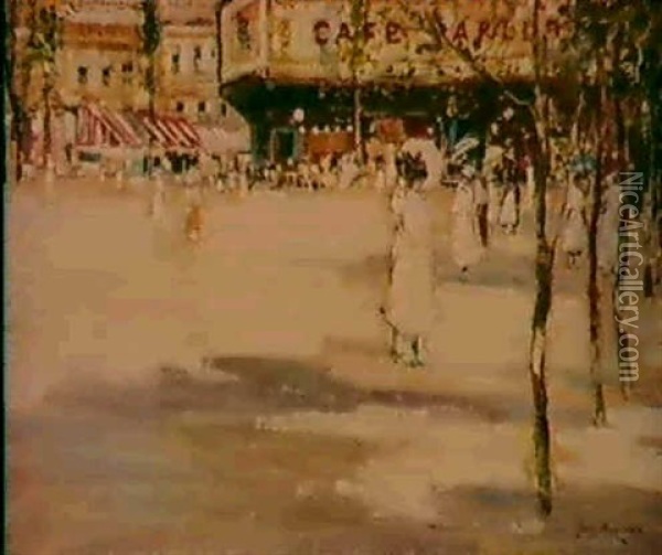Boulevard Oil Painting - James Kay