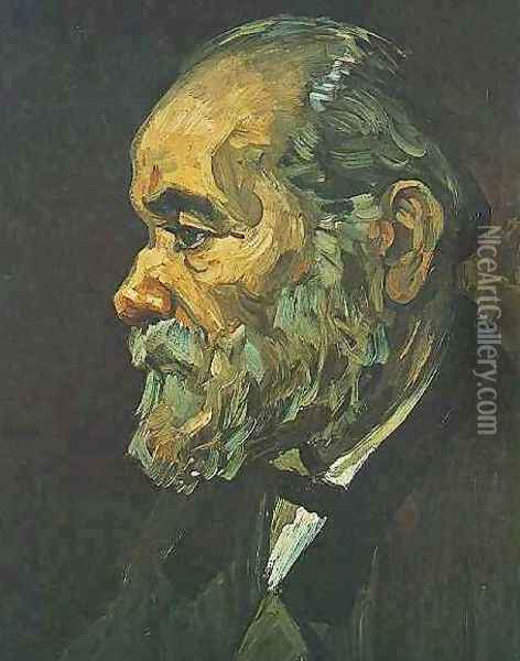 Portrait Of An Old Man With Beard Oil Painting - Vincent Van Gogh