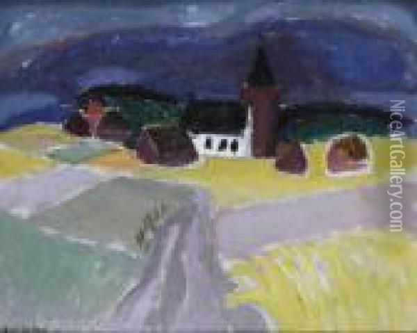 A View Of Blaricum Oil Painting - Gustave De Smet