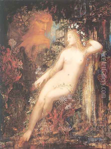 Galatea 1878-80 Oil Painting - Gustave Moreau