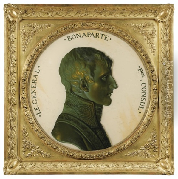 Portrait De Bonaparte, Premier Consul Oil Painting - Piat Joseph Sauvage
