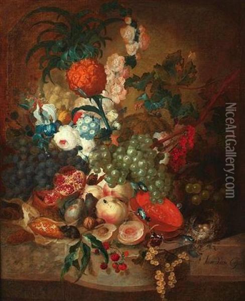 Fruit Oil Painting - Jan van Os
