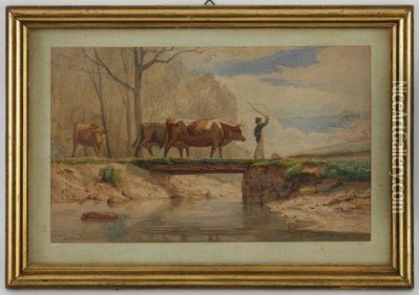 Le Jeune Vacher Oil Painting - Lemaitre Nathanael