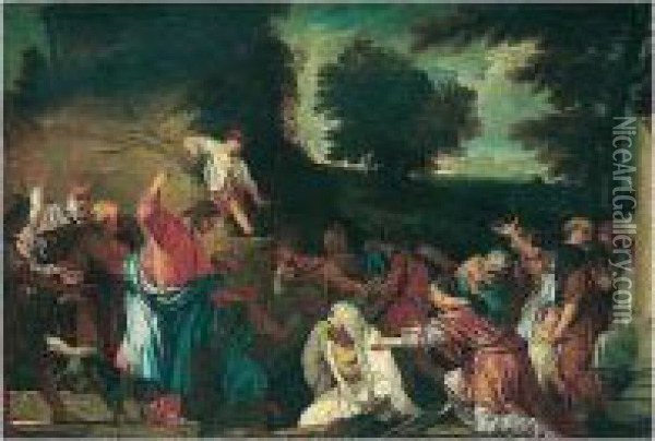 The Raising Of Lazarus Oil Painting - Valentin Lefebvre