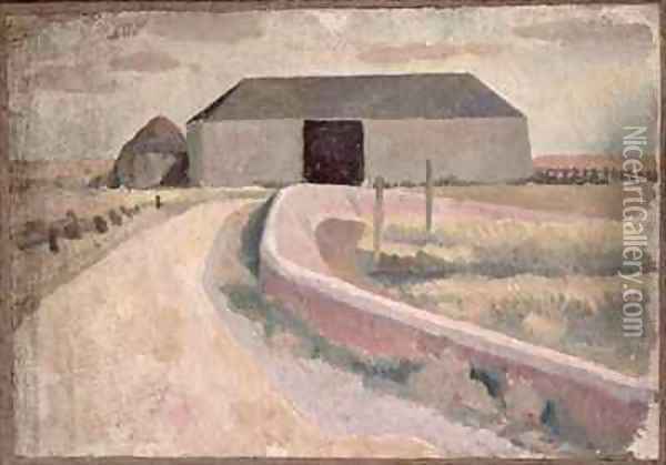 The Barn Oil Painting - Roger Eliot Fry