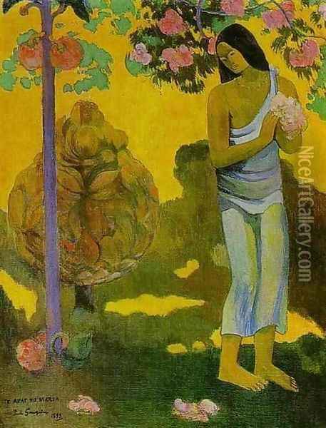 Month of Maria Oil Painting - Paul Gauguin