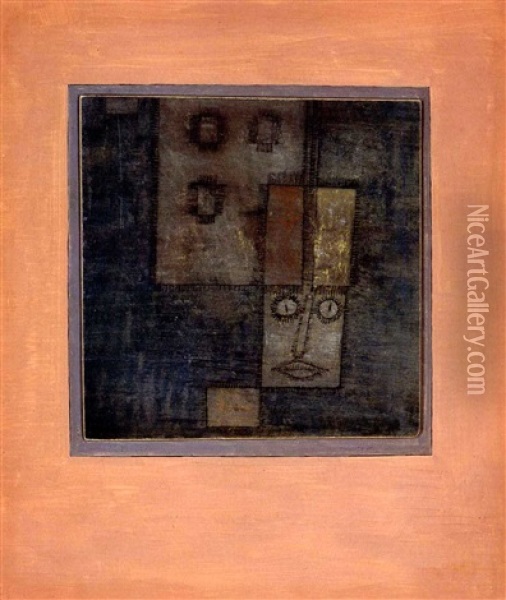 Hausgeist Oil Painting - Paul Klee