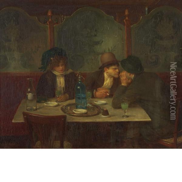 Cachotteries Secrets Oil Painting - Jean-Georges Beraud