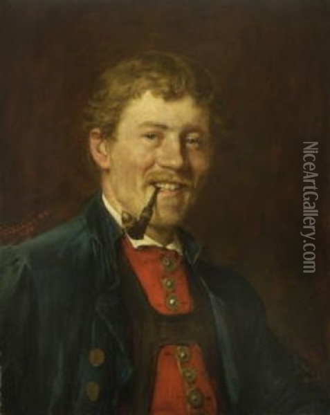 Franzl Oil Painting - Franz Von Defregger