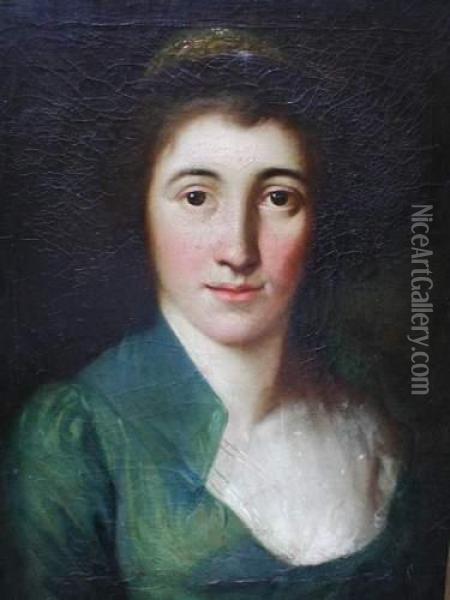 Portrait D'une Dame De Qualite Oil Painting - Elisabeth Vigee-Lebrun